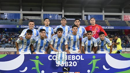 Selección Argentina Sub 20. Foto: X @Argentina