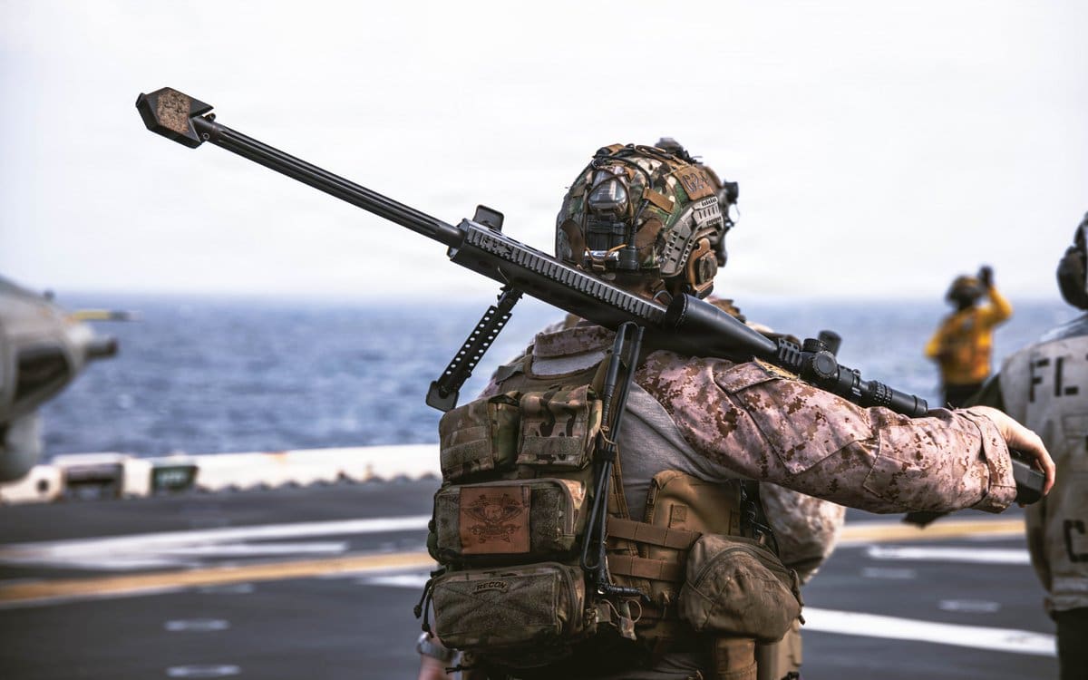 Marines de Estados Unidos en ofensiva sobre Irán.
