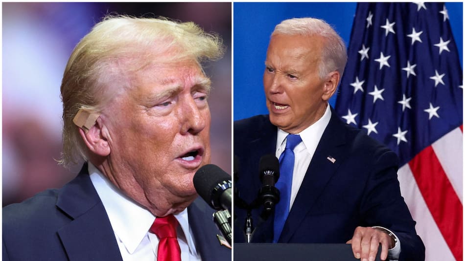 Joe Biden y Donald Trump, EEUU. Foto: Reuters.