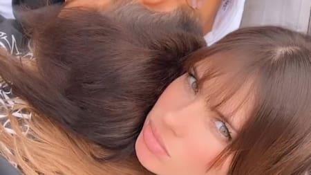 La China Suárez y Rusherking. Foto: captura de video.