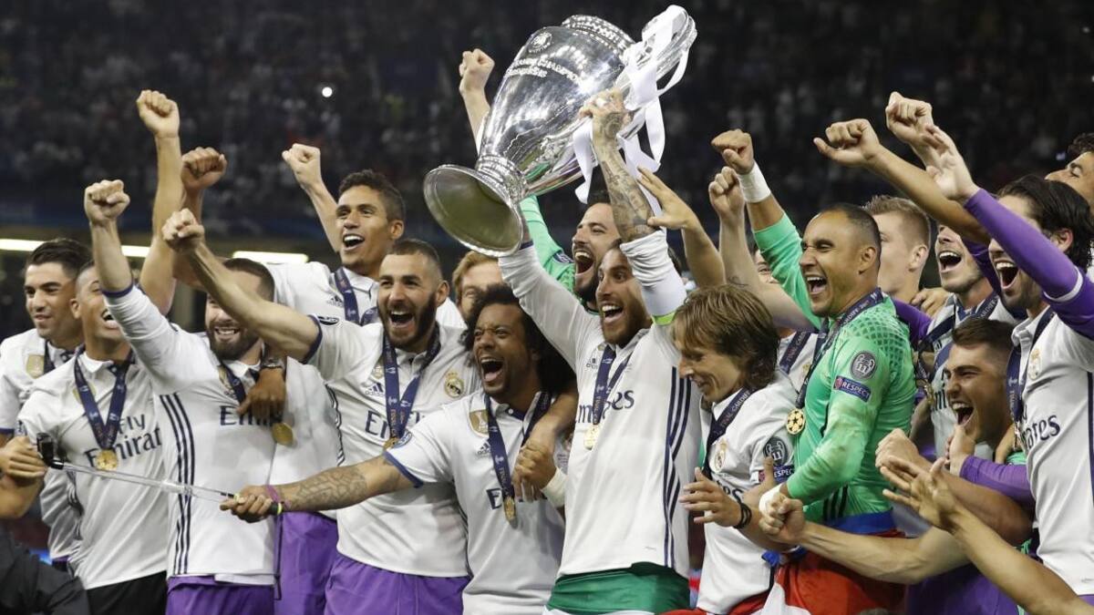 Festejo de Real Madrid campeón de Champions League (Reuters)