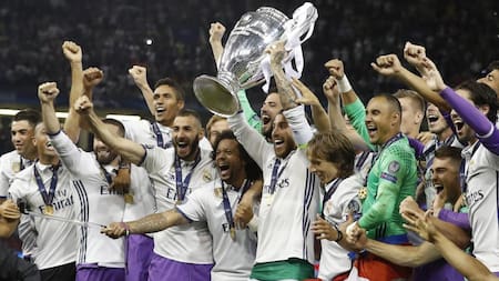 Festejo de Real Madrid campeón de Champions League (Reuters)