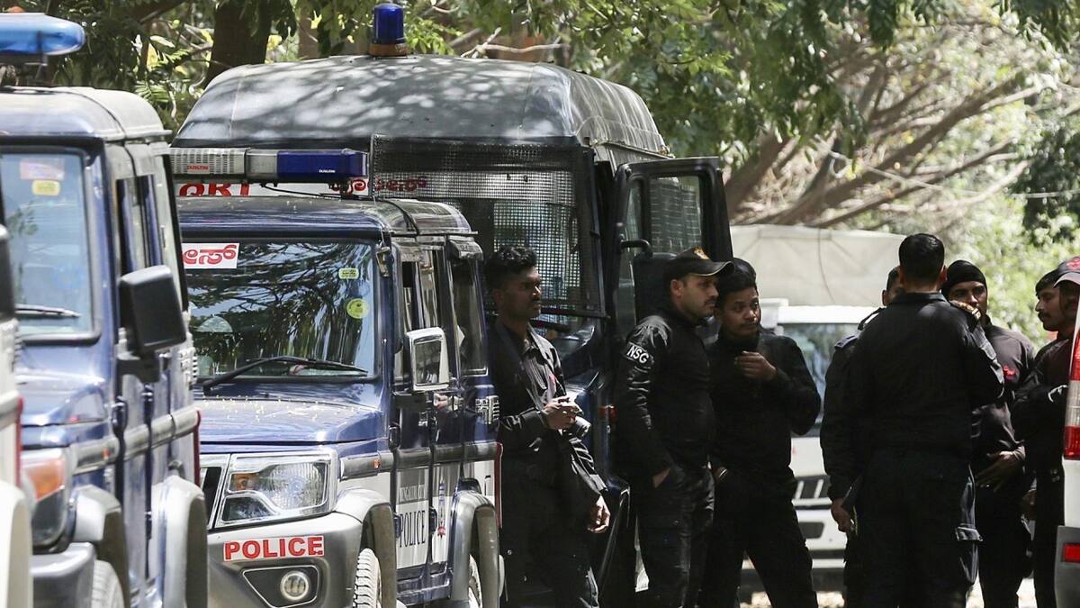 Policía de la India. Foto: EFE.