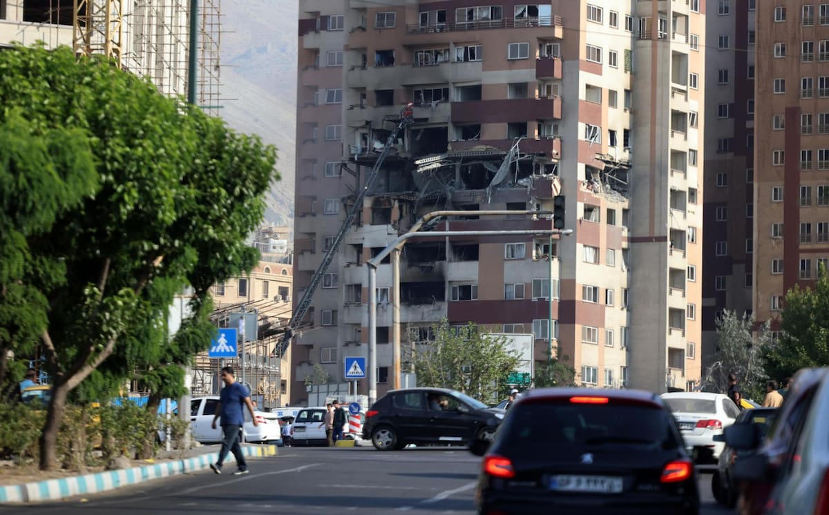 Ataque de Israel contra Irán. Foto: EFE.