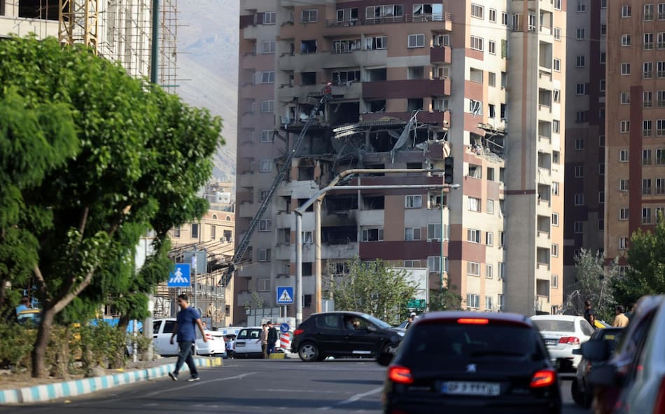 Ataque de Israel contra Irán. Foto: EFE.