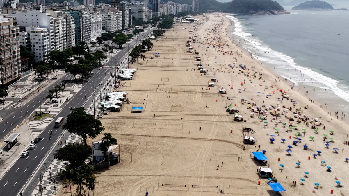 Playas de Río de Janeiro, Brasil. Foto: Reuters
