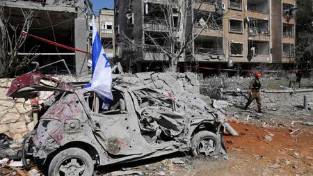 Bandera de Israel tras el conflicto con Irán. Foto: Reuters/Ronen Zvulun