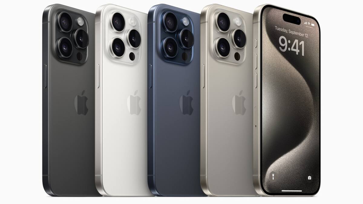 Nuevo iPhone 15 Pro. Foto: Apple.