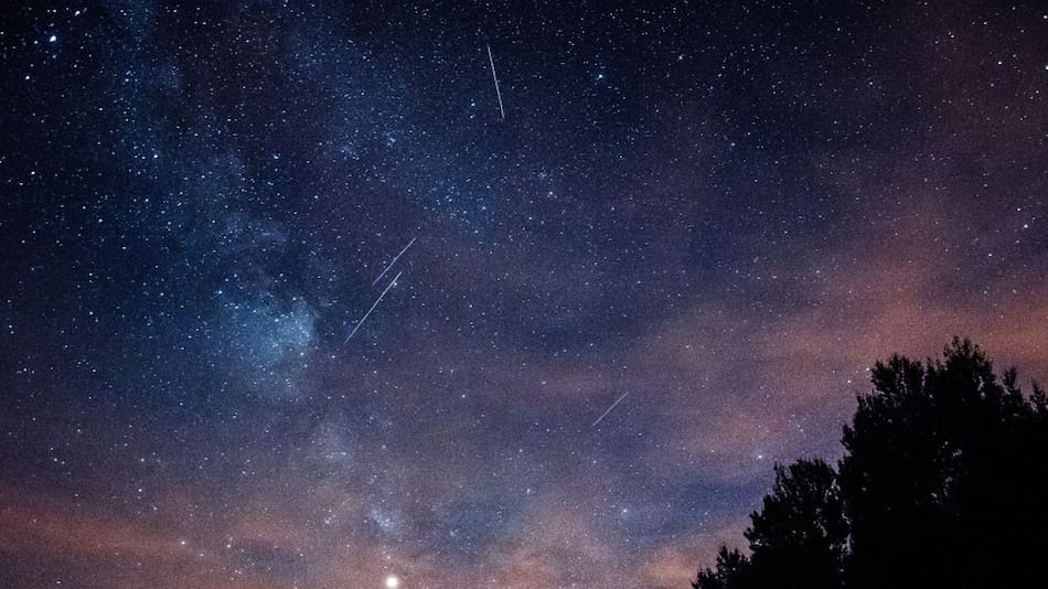 Lluvia de meteoros. Foto: Unsplash.