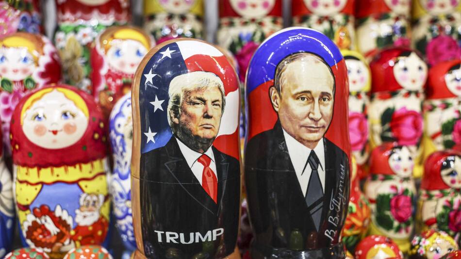 Donald Trump, presidente estadounidense, y Vladimir Putin, presidente ruso. Foto: Reuters.