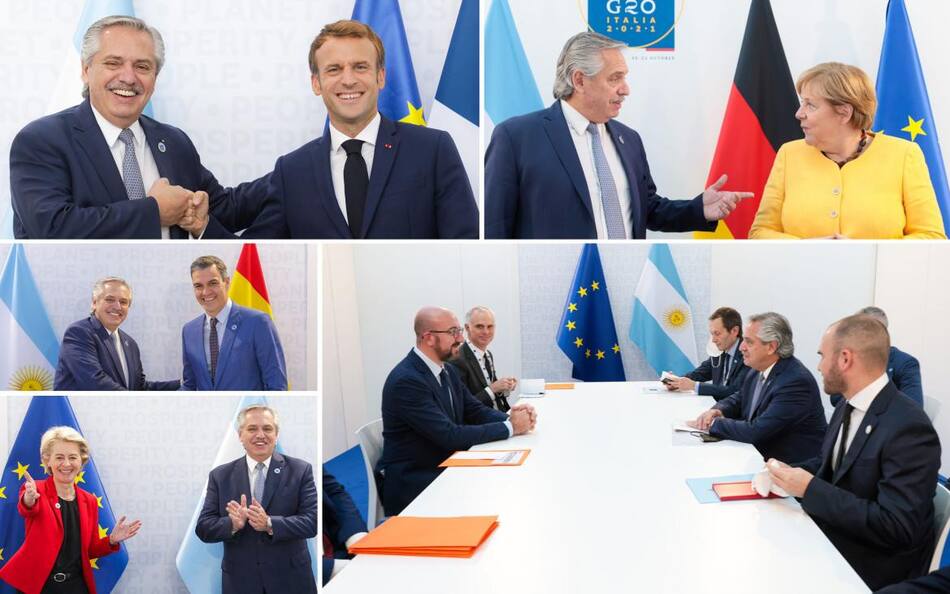 Alberto Fernández, reuniones en G20, Fotos: Presidencia