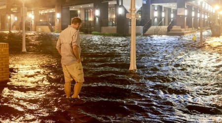 Las consecuencias invisibles del huracán Milton. Foto: Noticias Argentinas