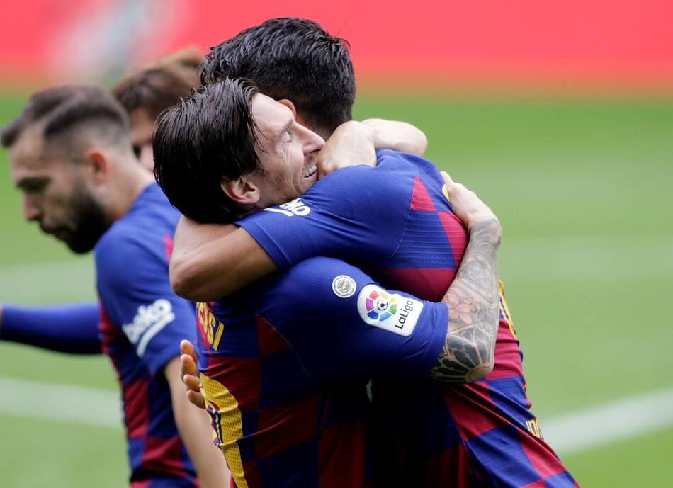 Lionel Messi, Luis Suárez, Barcelona, fútbol de España, Reuters
