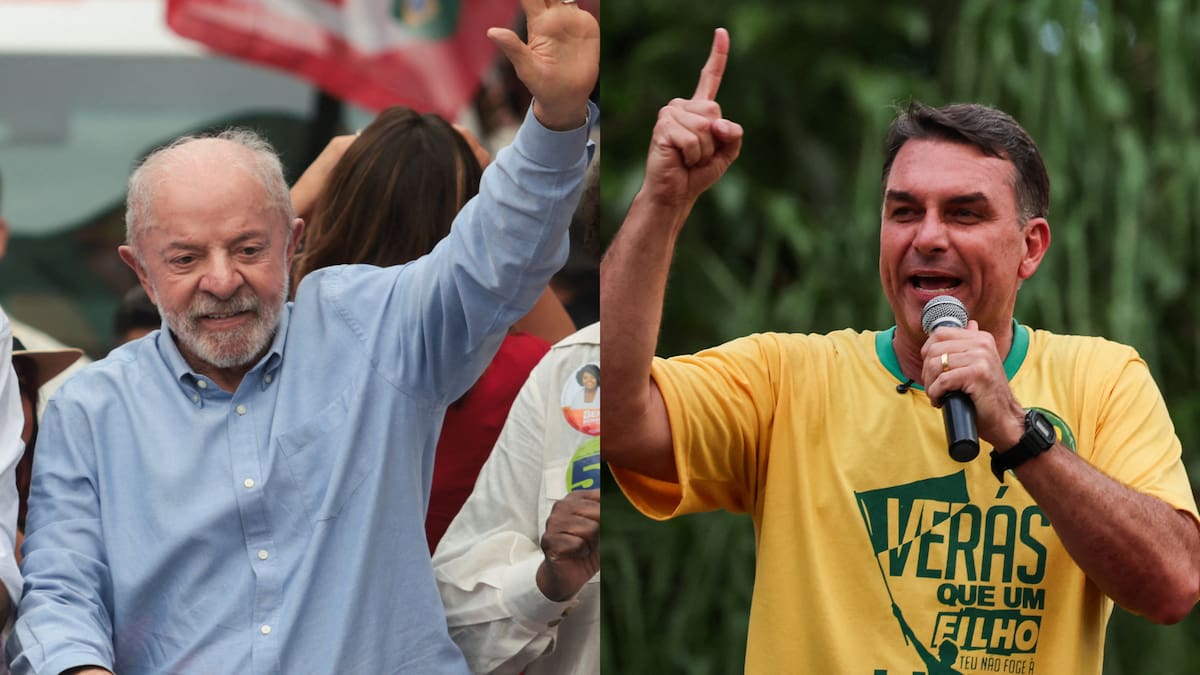 A días de una de las elecciones más polarizadas en la historia de Brasil, el presidente Luiz Inácio Lula da Silva y el senador Flávio Bolsonaro, luchan por el llamado 'voto útil' para intentar definir la Presidencia sin necesidad de un balotaje.