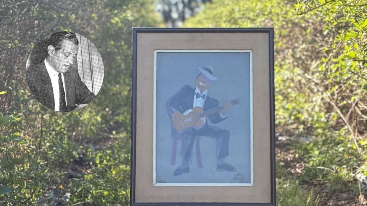 Arte, gastronomía y música: el innovador evento en una plantación de arándanos que reúne las obras de Lino Palacio y su familia