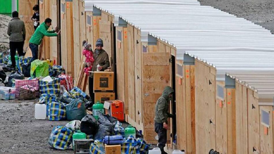 Inmigrantes ilegales en la fronte de Francia. Foto: Reuters
