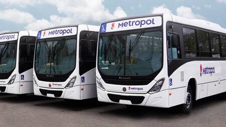 Paro de colectivos. Foto: Twitter Metropol @Metropol_ar