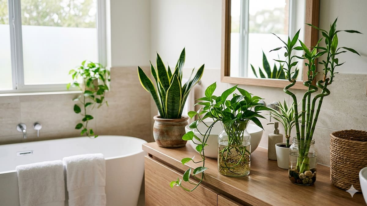 Plantas que mejor se adaptan al baño.
