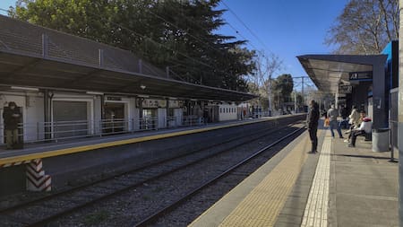 Sin servicio de trenes. Foto: NA.