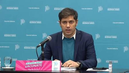 Conferencia de prensa de Axel Kicillof