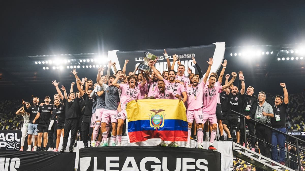 La consagración de Inter Miami en la Leagues Cup, su primer título. Foto: X @InterMiamiCF