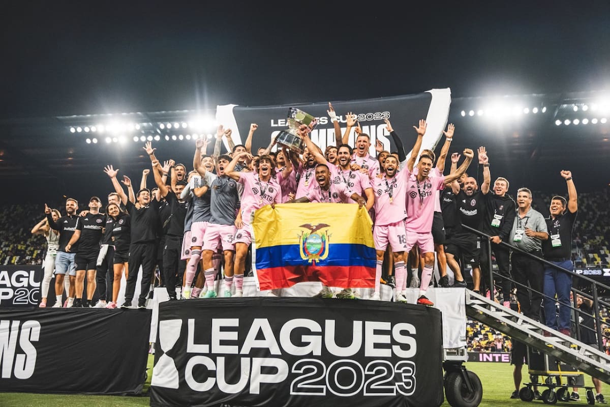La consagración de Inter Miami en la Leagues Cup, su primer título. Foto: X @InterMiamiCF.