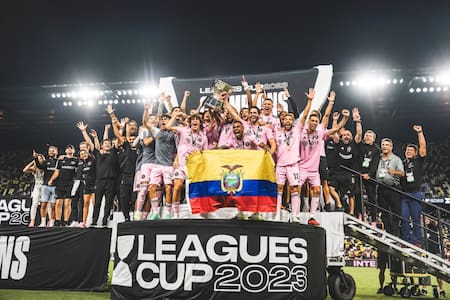 La consagración de Inter Miami en la Leagues Cup, su primer título. Foto: X @InterMiamiCF.