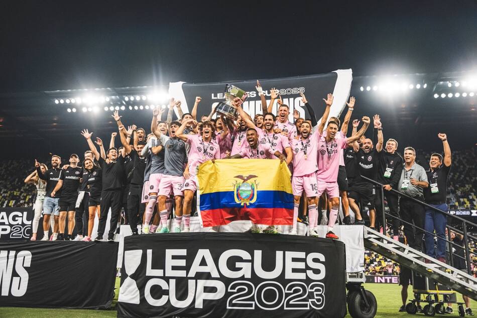 La consagración de Inter Miami en la Leagues Cup, su primer título. Foto: X @InterMiamiCF.