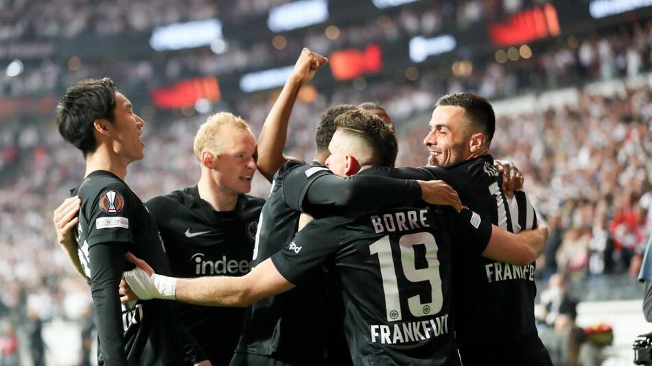 Europa League, Eintracht Frankfurt vs. West Ham. Foto: EFE.