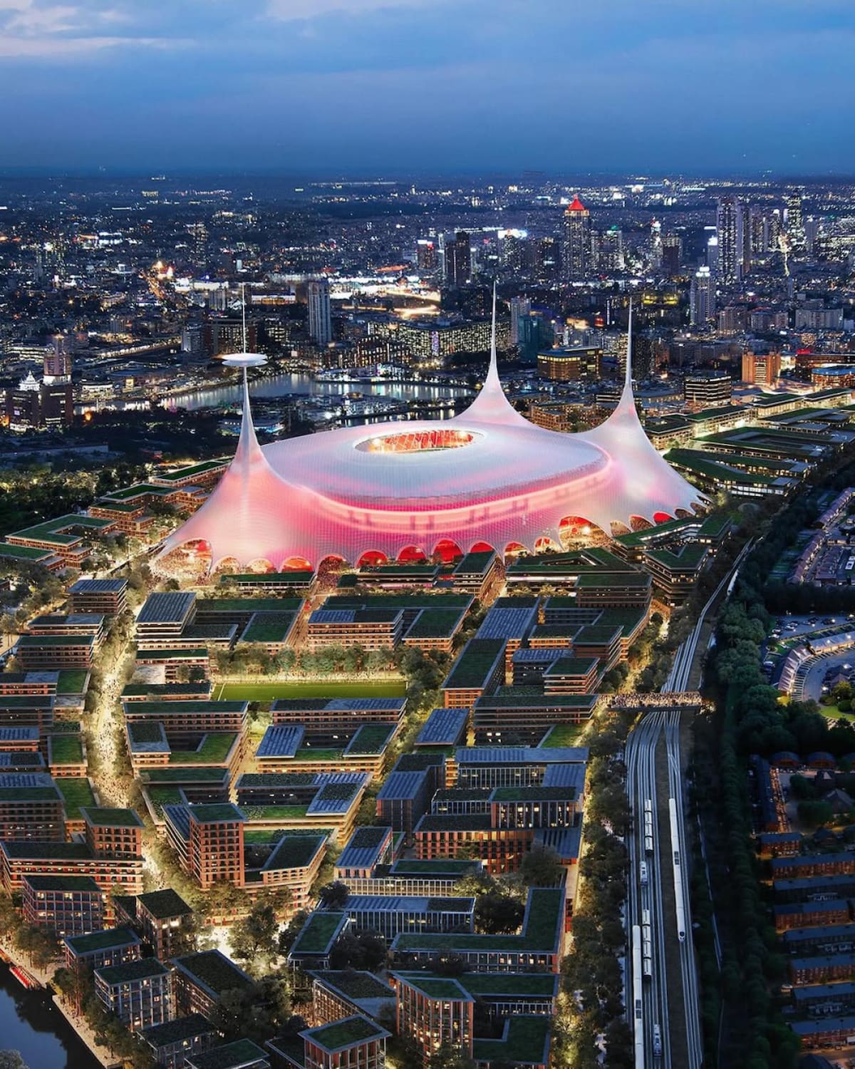 El nuevo estadio del Manchester United. Foto: Instagram/@manchesterunited.