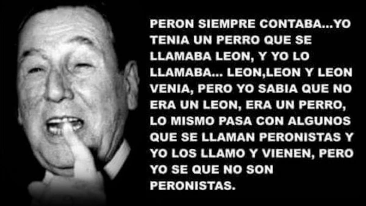 La frase de Perón que revoluciona las redes sociales
