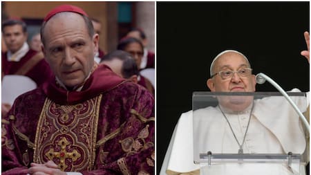 El elenco de Cónclave le deseó una pronta recuperación al Papa. Foto: Instagram@conclavethefilm - Reuters.