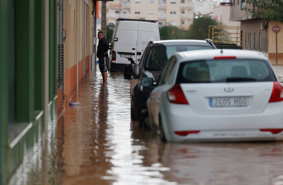 Inundaciones en Valencia, España. Foto: Reuters.