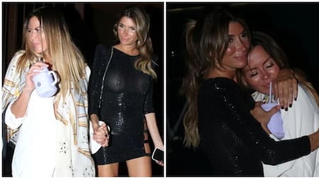 Karina Jlinek y Flor Parise en un evento. Fotos: Movilpress - Clarín.