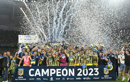 Rosario Central, campeón de la Copa de la Liga 2023. Foto: NA