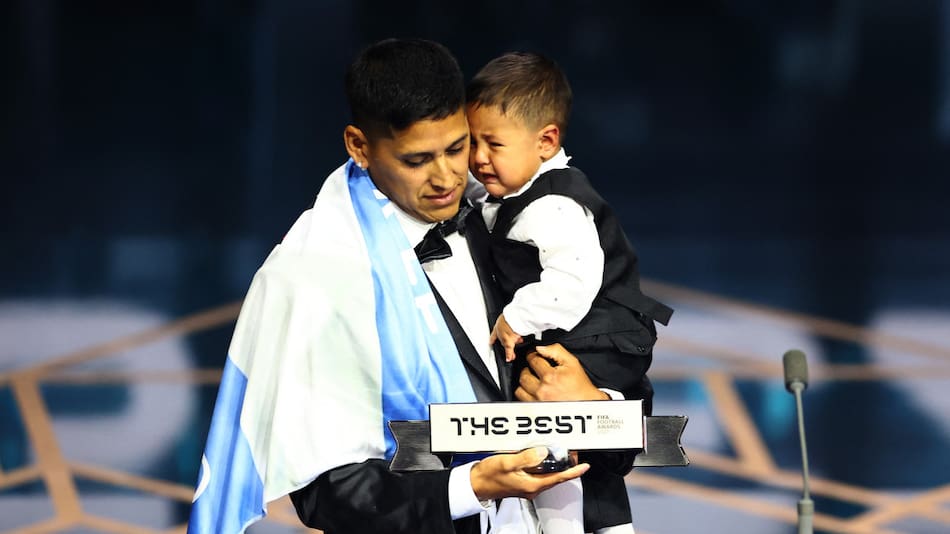 Ganador del premio The Best. Foto: Reuters