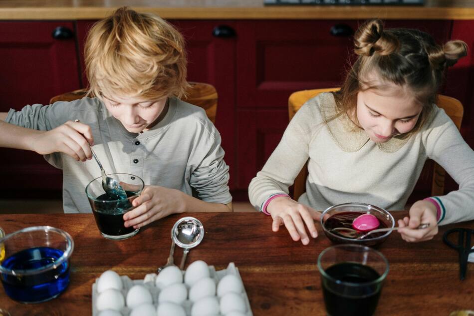 Niños, cocina, recetas. Fuente: Pexels.