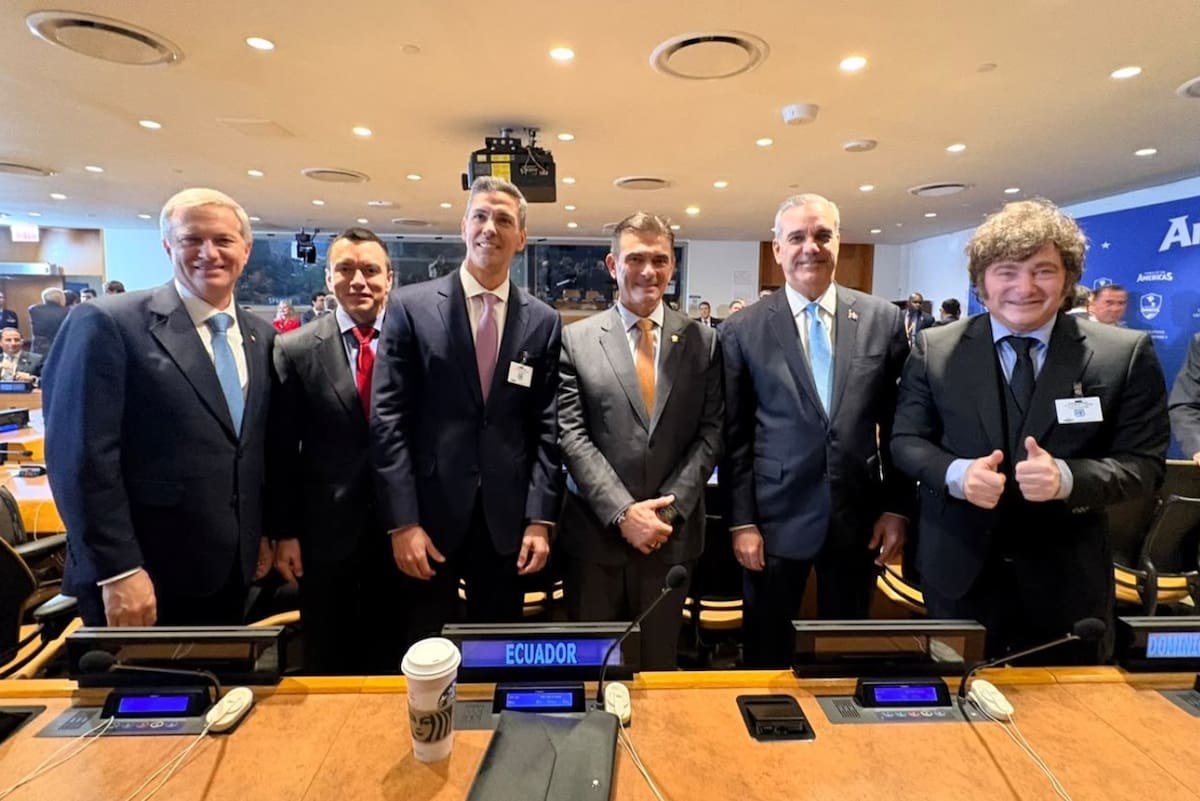 Milei compartió con Trump una sesión del Escudo de las Américas en la ONU
