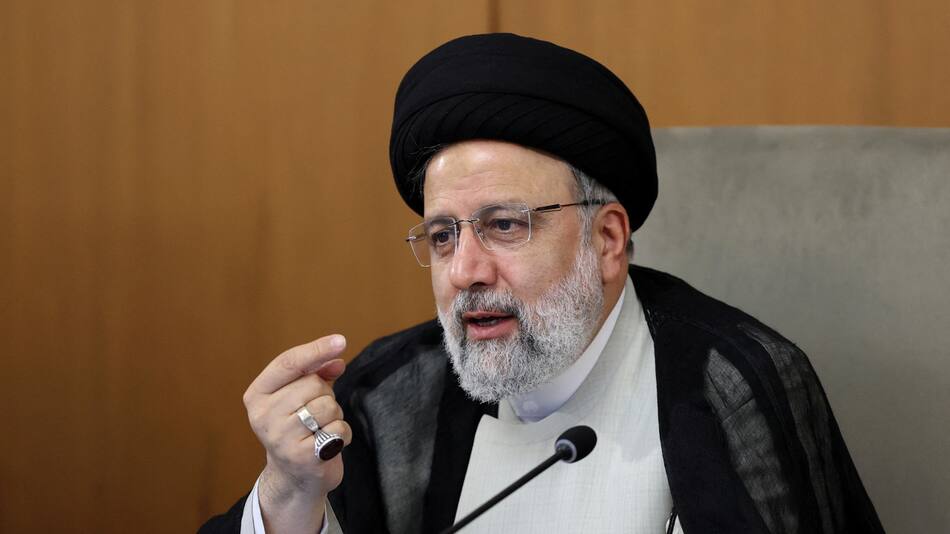 Raisí, presidente de Irán. Foto: Reuters.