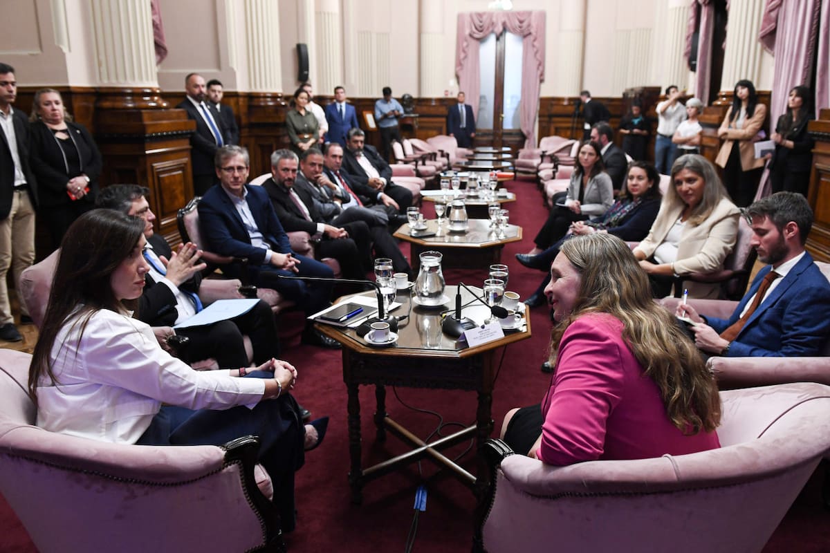 Victoria Villarruel recibió durante la tarde a Kirsty Hayes, embajadora del Reino Unido de Gran Bretaña e Irlanda Del Norte, en el salón Eva Perón_Presidencia Arg