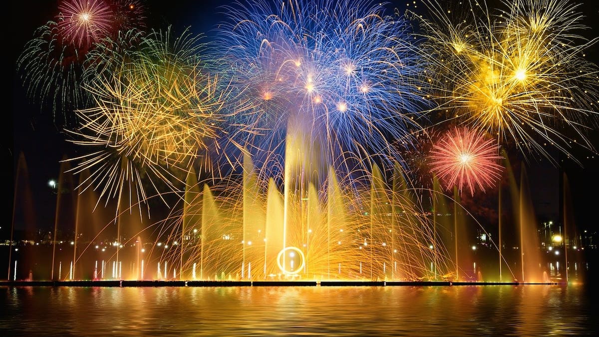 Festejos de Año Nuevo.