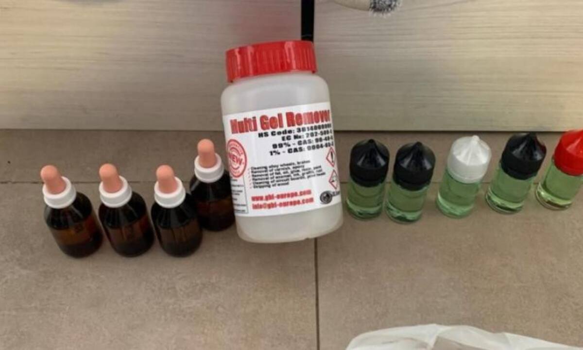 Las drogas incautadas en el megaoperativo de la policía federal. Foto: NA