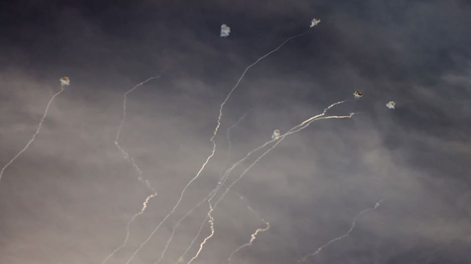 La Cúpula de Hierro de Israel en acción. Foto: Reuters