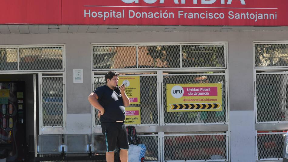 Guardia médica. Foto: NA.