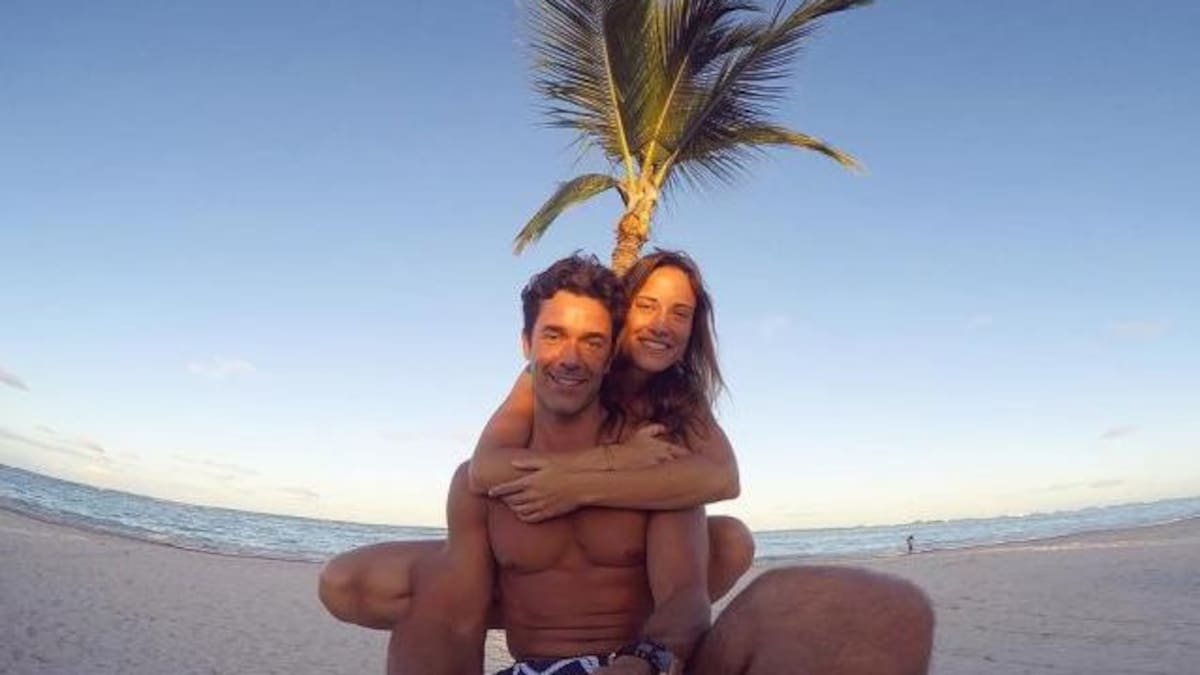 Mariano Martínez y su novia