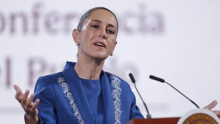 Claudia Sheinbaum, presidenta de México. Foto: EFE/ Isaac Esquivel.