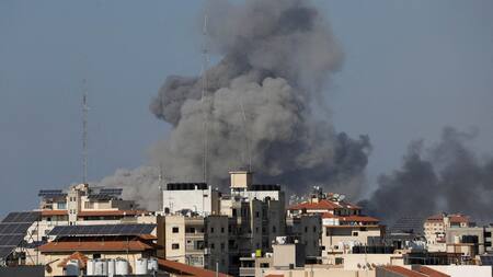 Ataque israelí en Franja de Gaza. Foto: NA.