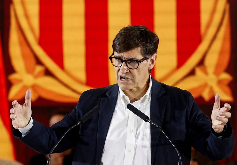 Salvador Illa, Partido Socialista de Cataluña. Foto: Reuters