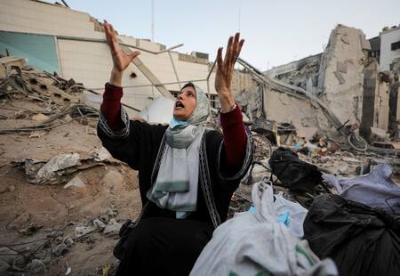 Destrucción del hospital Al Shifa, Franja de Gaza. Foto: Reuters.