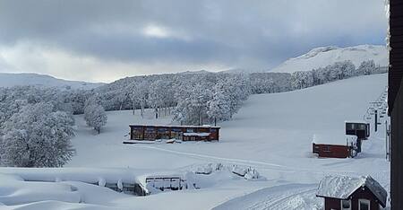 Cerro Chapelco; montaña. Foto: X/@fm_dellago